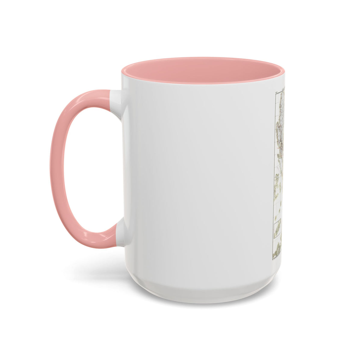 Philippines, The 1 & 2 (1902) (Map) Accent Coffee Mug