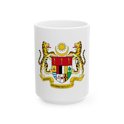 Coat of arms of Malaysia (1965-1973) - White Coffee Mug