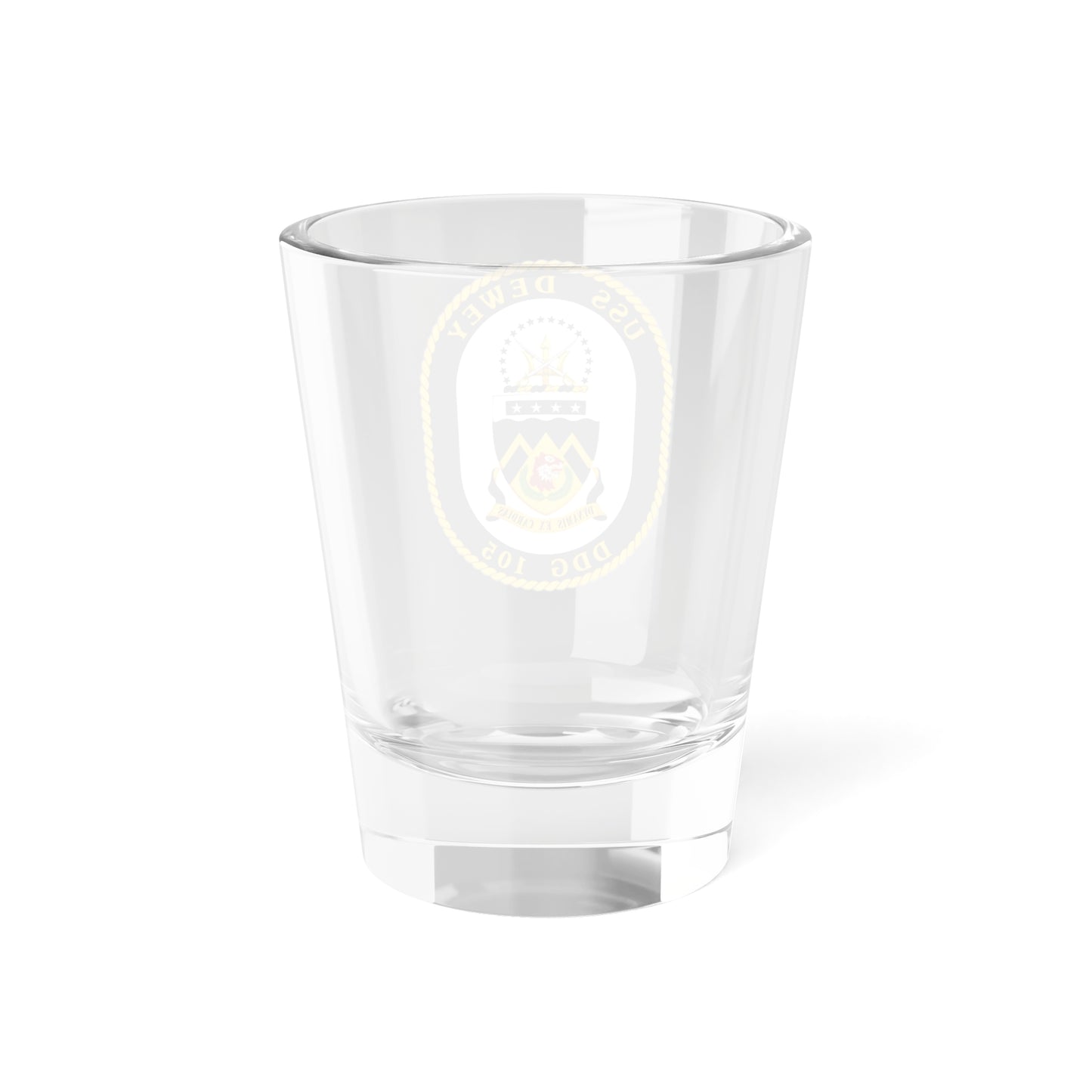 USS Dewey COA (U.S. Navy) Shot Glass 1.5oz