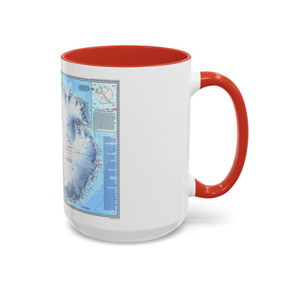 Antarctica (1987) (Map) Accent Coffee Mug