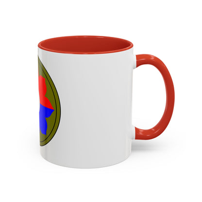 9th Infantry Division patch (U.S. Army) Accent Coffee Mug