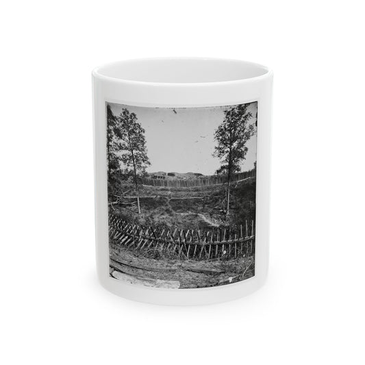Atlanta, Georgia. Confederate Fortifications(2) (U.S. Civil War) White Coffee Mug