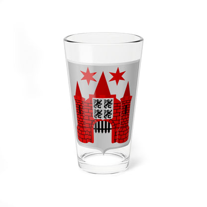 Marche-en-Famenne wapen 1841 (Belgium) (Coat of Arms) Pint Glass 16oz