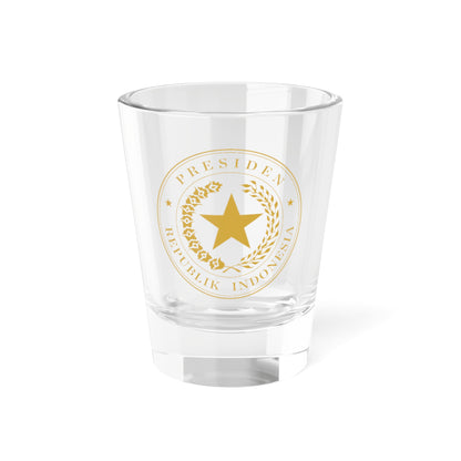 Indonesian Presidential Seal gold (Indonesia) (Coat of Arms) Shot Glass 1.5oz