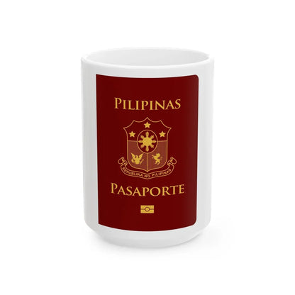 Regular Philippine Passport - White Coffee Mug-15oz-Go Mug Yourself