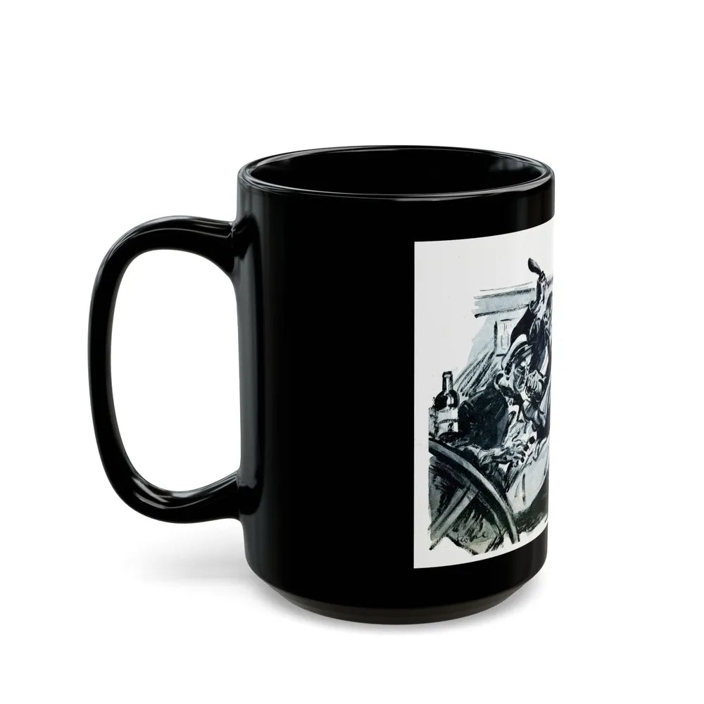 Crazy To Fight, Liberty magazine, May 18, 1935 - Black Coffee Mug-Go Mug Yourself