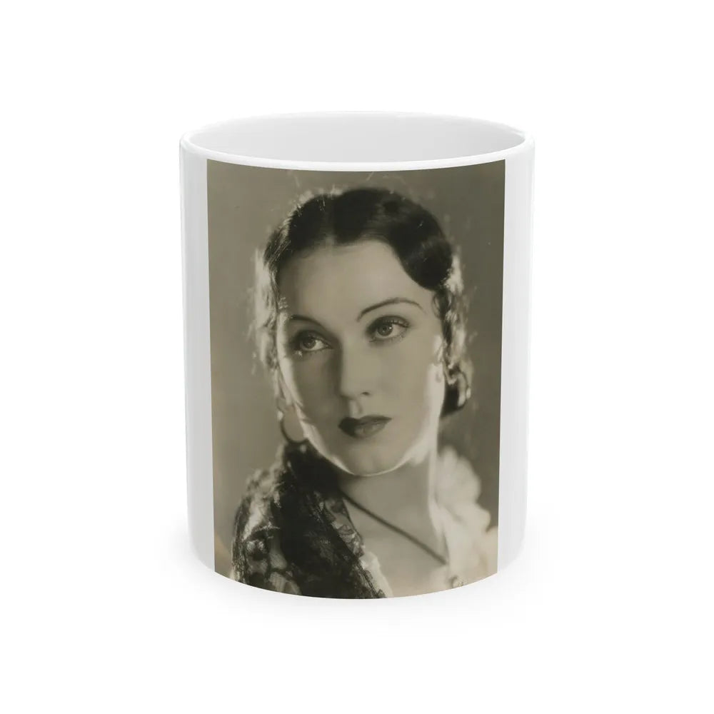 Fay Wray #152 (Vintage Female Icon) White Coffee Mug-11oz-Go Mug Yourself