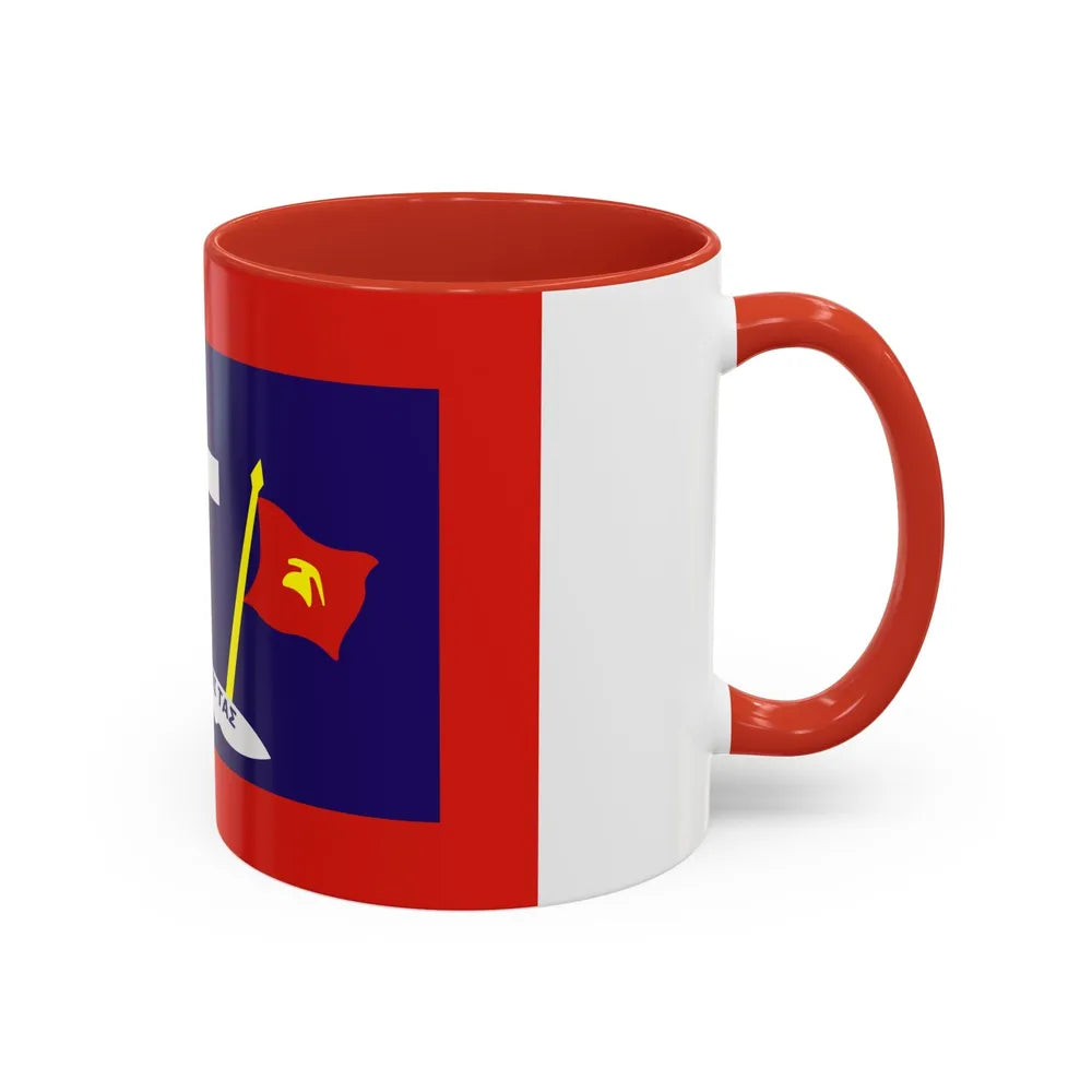 Flag of Hydra Greece - Accent Coffee Mug-Go Mug Yourself