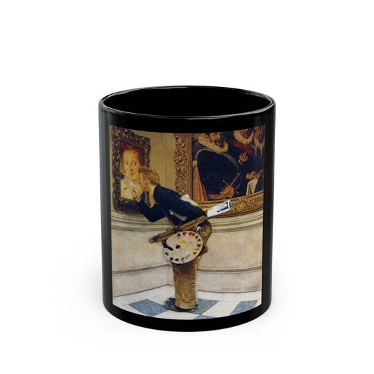 Rockwell1 (18) - Black Coffee Mug-11oz-Go Mug Yourself