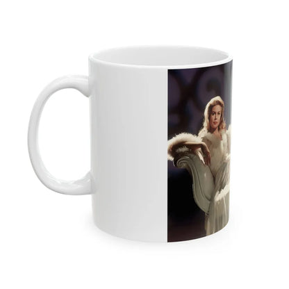 Elizabeth Montgomery #78 1 (Vintage Female Icon) White Coffee Mug-Go Mug Yourself