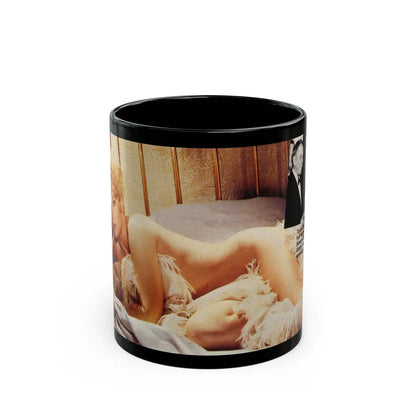 Kim Novak #255 (Vintage Female Icon) Black Coffee Mug-11oz-Go Mug Yourself