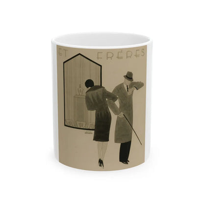 Et Freres - White Coffee Mug-11oz-Go Mug Yourself