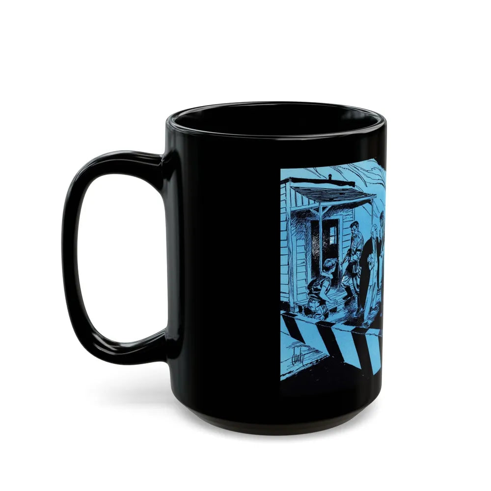 Border Incident, Bluebook Magazine, July 1954 - Black Coffee Mug-Go Mug Yourself