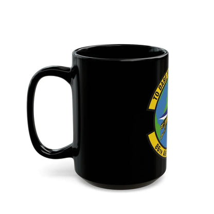 86th Air Mobility Squadron (U.S. Air Force) Black Coffee Mug-Go Mug Yourself