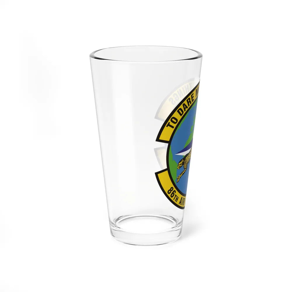 86th Air Mobility Squadron (U.S. Air Force) Pint Glass 16oz-Go Mug Yourself