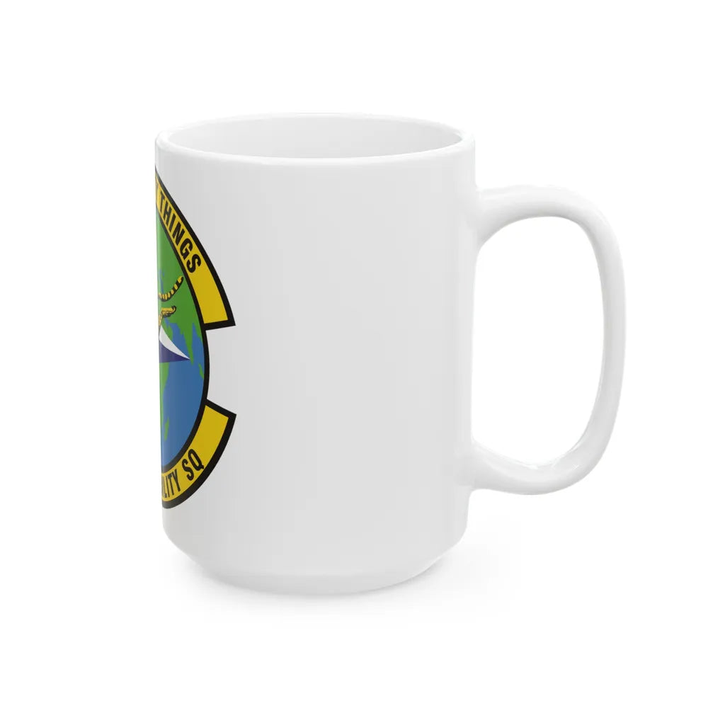 86th Air Mobility Squadron (U.S. Air Force) White Coffee Mug-Go Mug Yourself