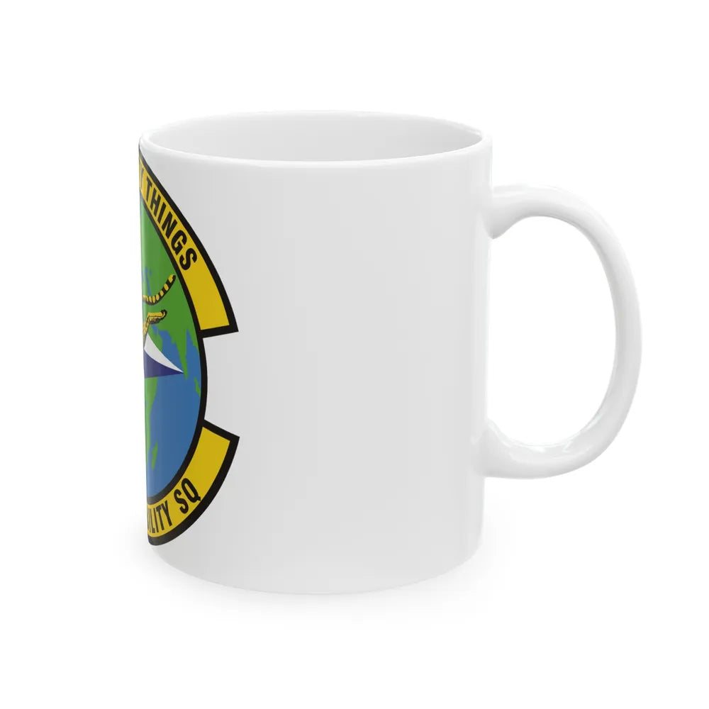 86th Air Mobility Squadron (U.S. Air Force) White Coffee Mug-Go Mug Yourself