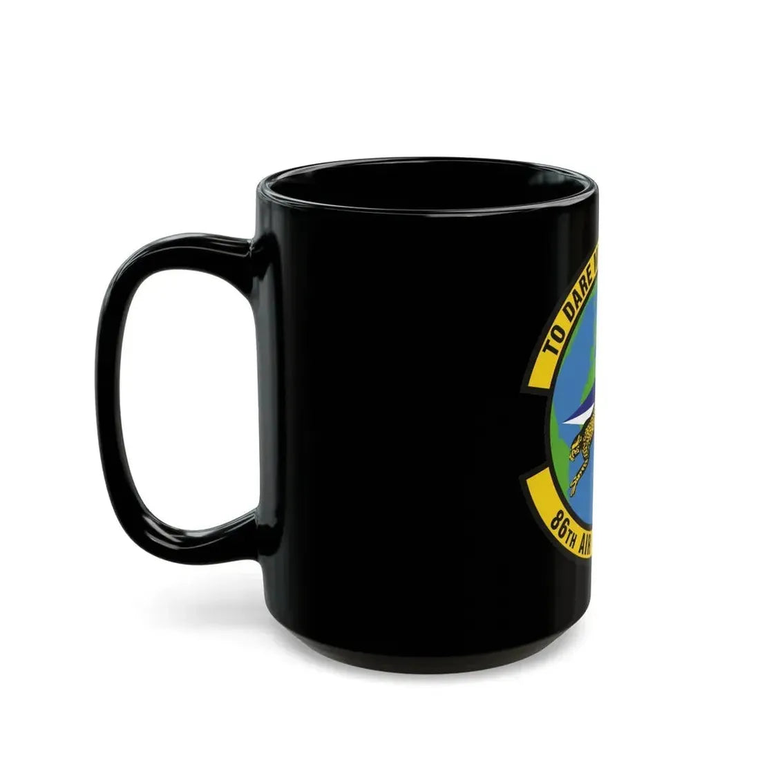 86th Air Mobility Squadron (U.S. Air Force) Black Coffee Mug - Go Mug Yourself