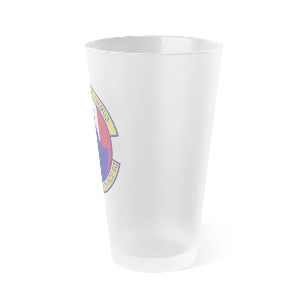 86th Aircraft Maintenance Squadron (U.S. Air Force) Frosted Pint Glass 16oz-Go Mug Yourself