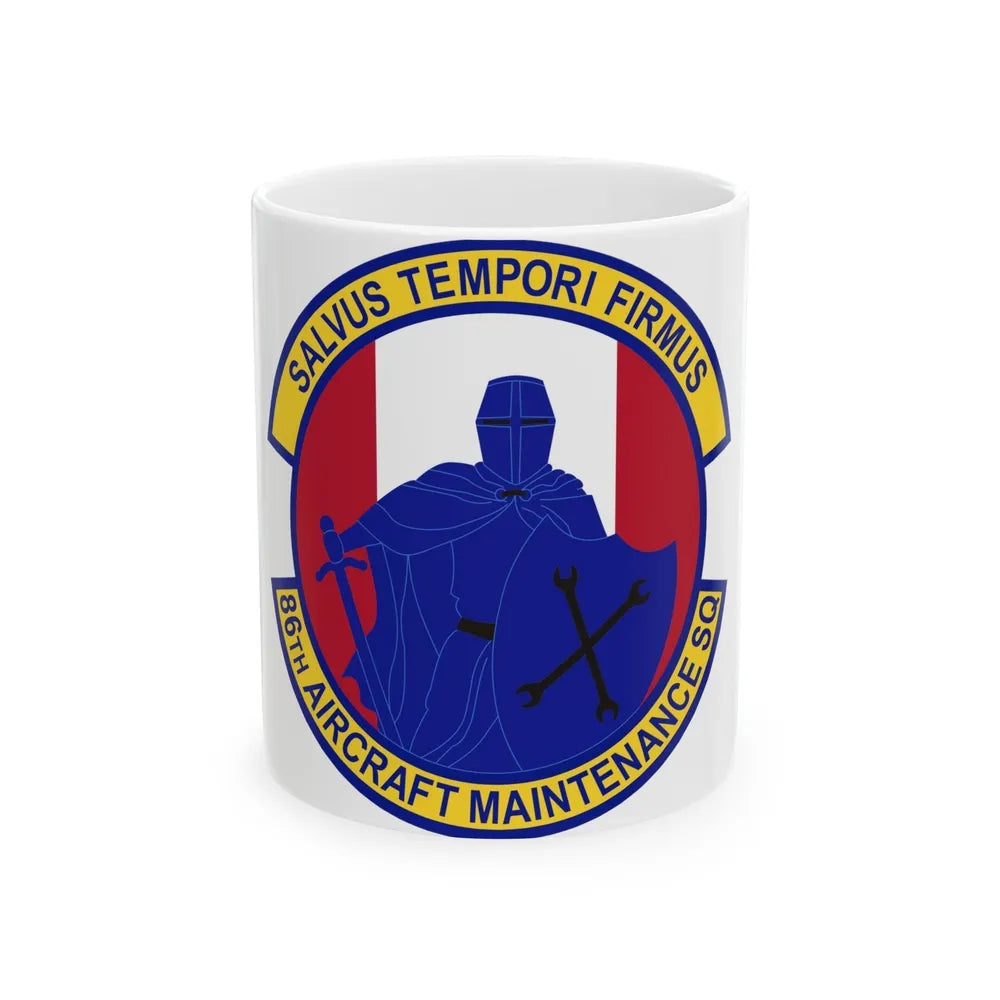 86th Aircraft Maintenance Squadron (U.S. Air Force) White Coffee Mug-11oz-Go Mug Yourself