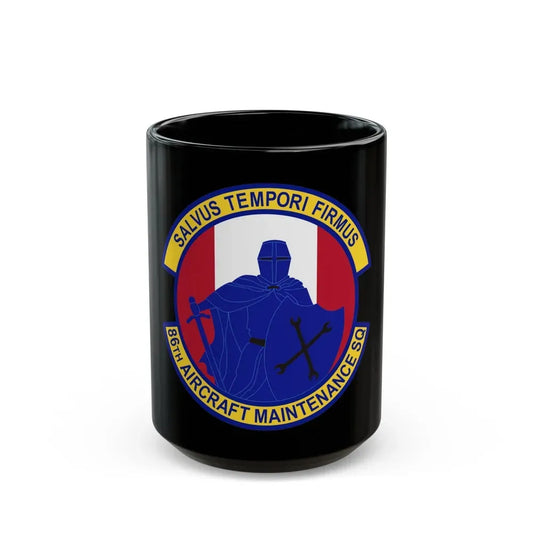 86th Aircraft Maintenance Squadron (U.S. Air Force) Black Coffee Mug 15oz - Go Mug Yourself