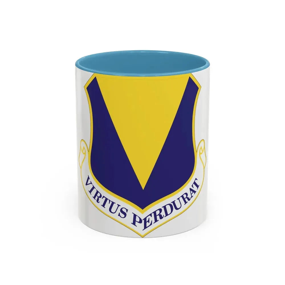 86th Airlift Wing (U.S. Air Force) Accent Coffee Mug 11oz Light Blue - Go Mug Yourself