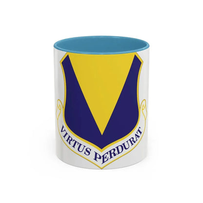 86th Airlift Wing (U.S. Air Force) Accent Coffee Mug 11oz Light Blue - Go Mug Yourself