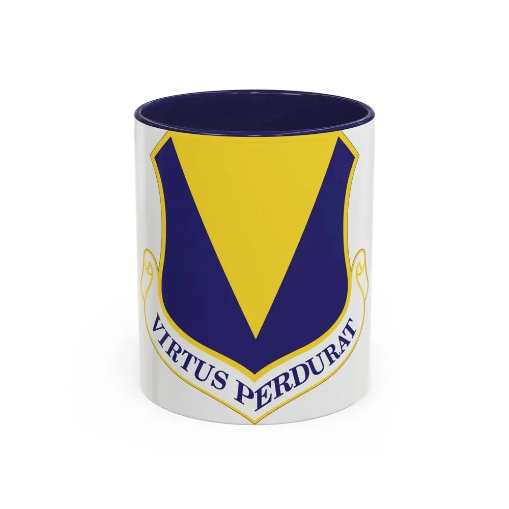 86th Airlift Wing (U.S. Air Force) Accent Coffee Mug 11oz Navy - Go Mug Yourself