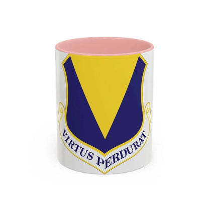 86th Airlift Wing (U.S. Air Force) Accent Coffee Mug 11oz Pink - Go Mug Yourself
