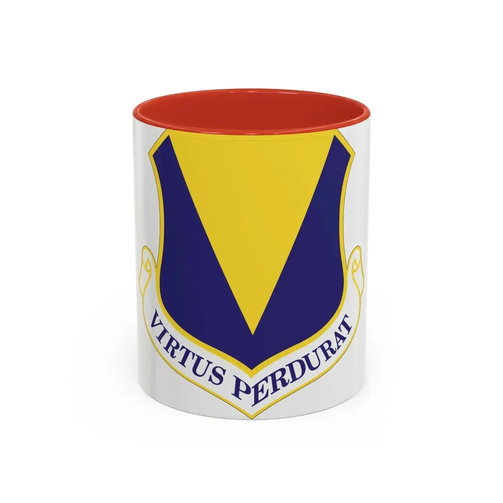 86th Airlift Wing (U.S. Air Force) Accent Coffee Mug 11oz Red - Go Mug Yourself