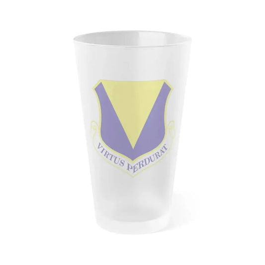 86th Airlift Wing (U.S. Air Force) Frosted Pint Glass 16oz 16oz Frosted - Go Mug Yourself