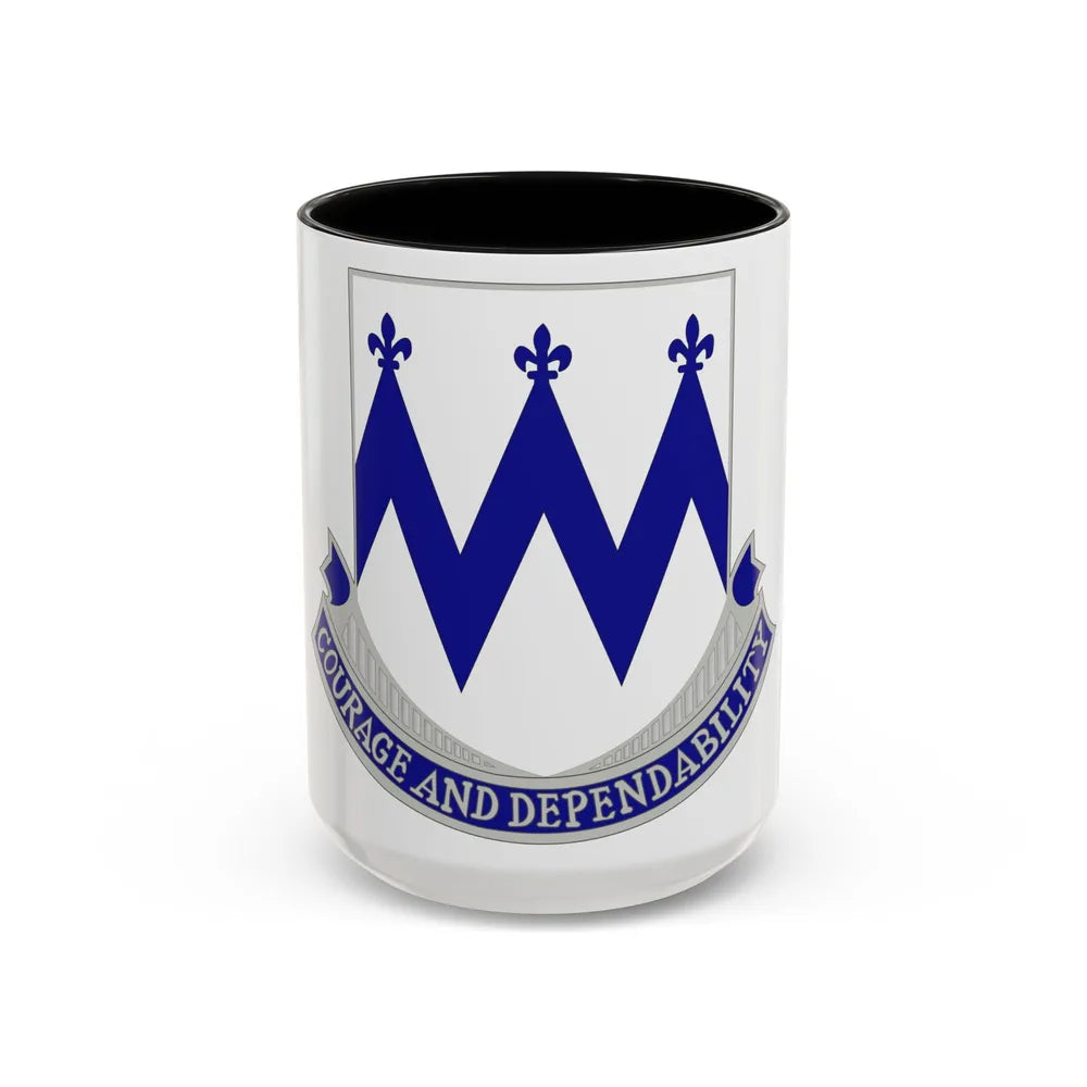 86th Infantry Regiment (U.S. Army) Accent Coffee Mug-15oz-Black-Go Mug Yourself