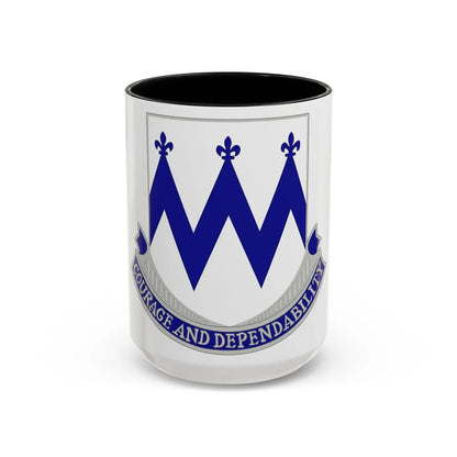 86th Infantry Regiment (U.S. Army) Accent Coffee Mug-15oz-Black-Go Mug Yourself