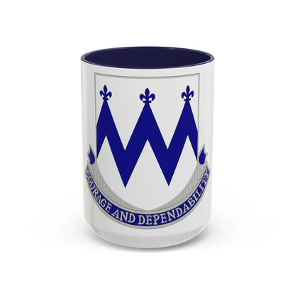 86th Infantry Regiment (U.S. Army) Accent Coffee Mug-15oz-Navy-Go Mug Yourself