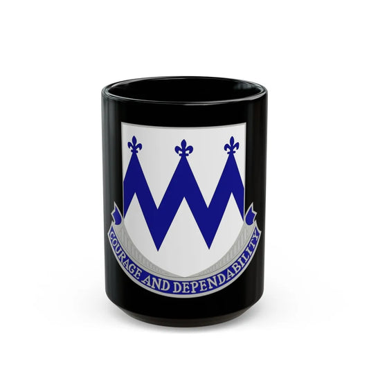 86th Infantry Regiment (U.S. Army) Black Coffee Mug-15oz-Go Mug Yourself