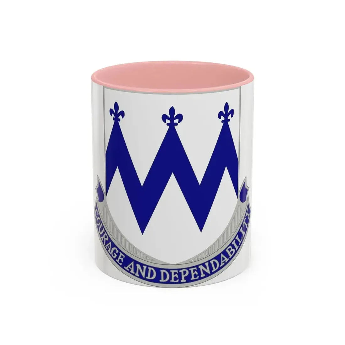 86th Infantry Regiment (U.S. Army) Accent Coffee Mug 11oz Pink - Go Mug Yourself