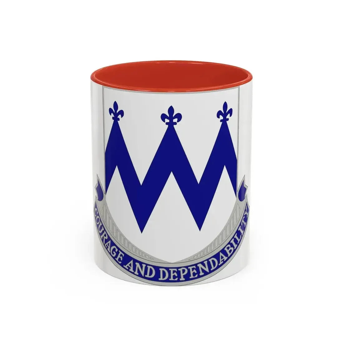 86th Infantry Regiment (U.S. Army) Accent Coffee Mug 11oz Red - Go Mug Yourself