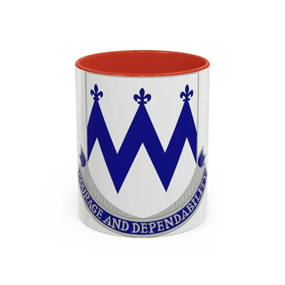 86th Infantry Regiment (U.S. Army) Accent Coffee Mug 11oz Red - Go Mug Yourself