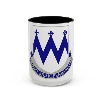 86th Infantry Regiment (U.S. Army) Accent Coffee Mug 15oz Black - Go Mug Yourself