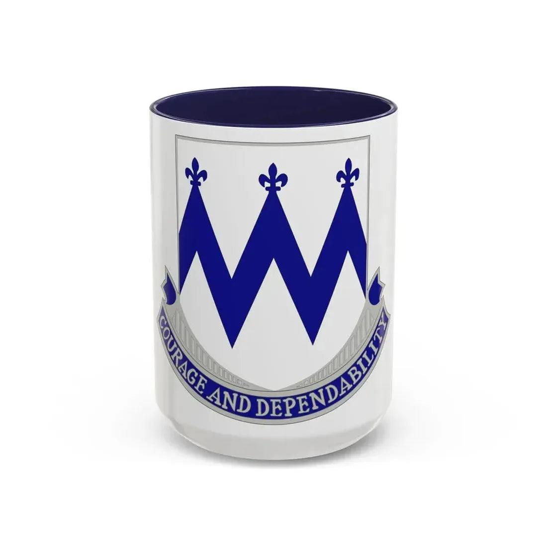 86th Infantry Regiment (U.S. Army) Accent Coffee Mug 15oz Navy - Go Mug Yourself