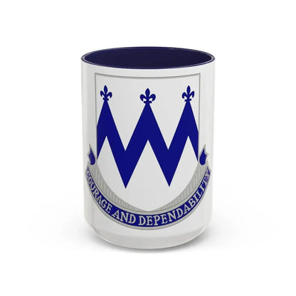 86th Infantry Regiment (U.S. Army) Accent Coffee Mug 15oz Navy - Go Mug Yourself