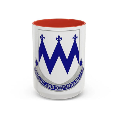 86th Infantry Regiment (U.S. Army) Accent Coffee Mug 15oz Red - Go Mug Yourself