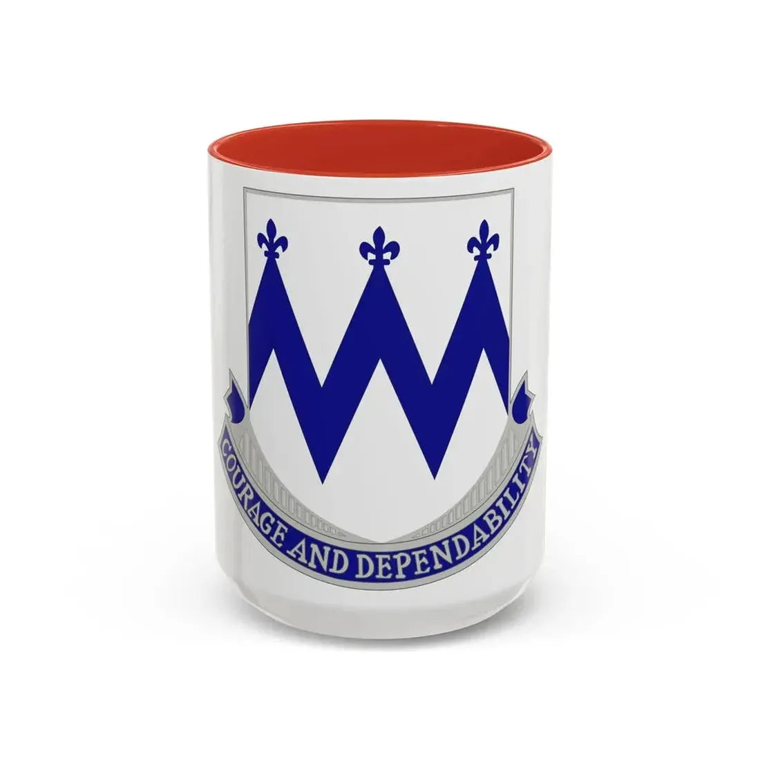 86th Infantry Regiment (U.S. Army) Accent Coffee Mug 15oz Red - Go Mug Yourself