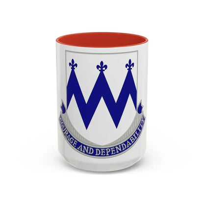 86th Infantry Regiment (U.S. Army) Accent Coffee Mug 15oz Red - Go Mug Yourself