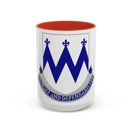 86th Infantry Regiment (U.S. Army) Accent Coffee Mug 15oz Red - Go Mug Yourself