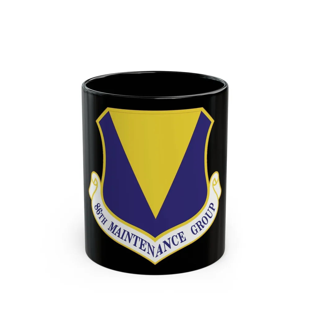 86th Maintenance Group (U.S. Air Force) Black Coffee Mug-11oz-Go Mug Yourself