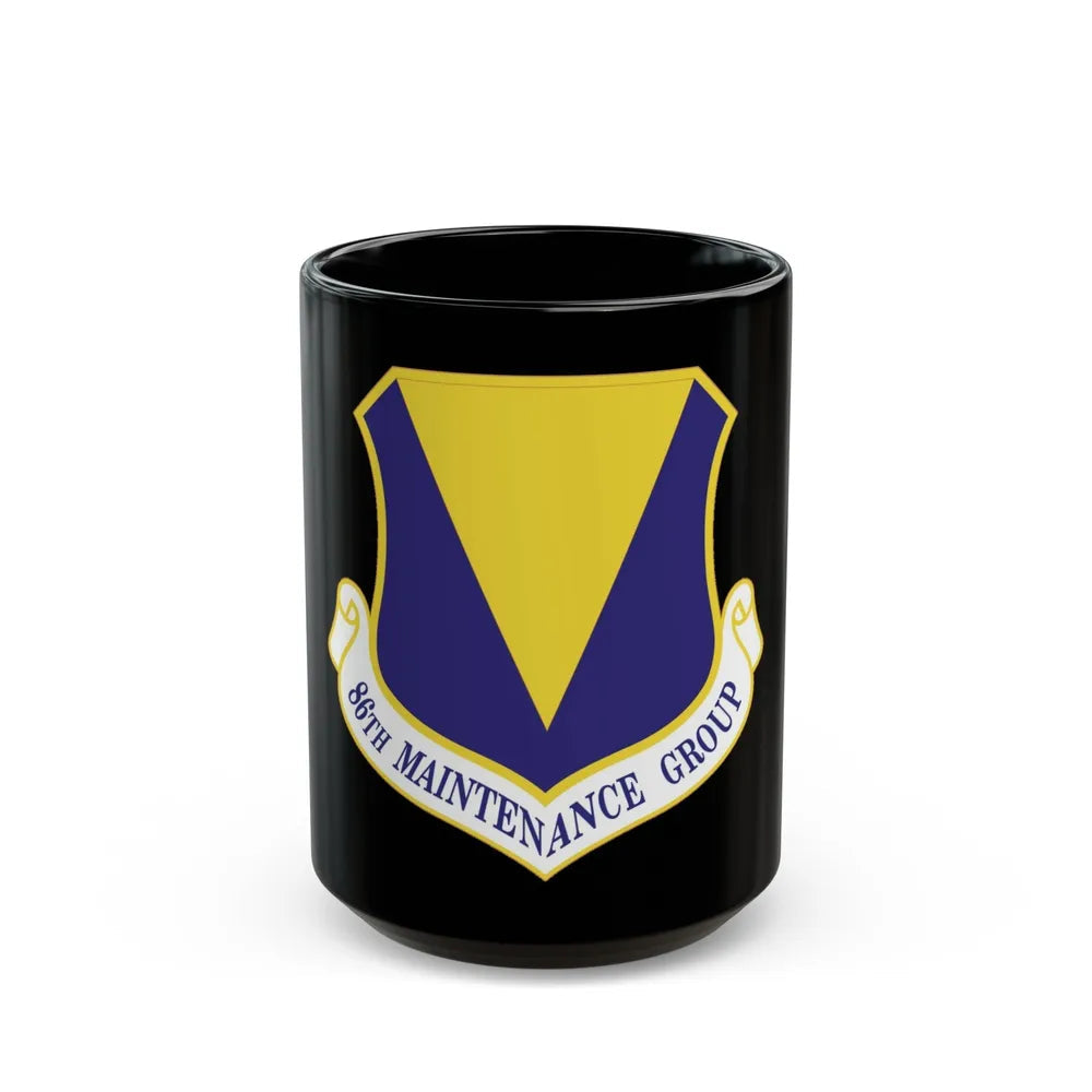 86th Maintenance Group (U.S. Air Force) Black Coffee Mug-15oz-Go Mug Yourself