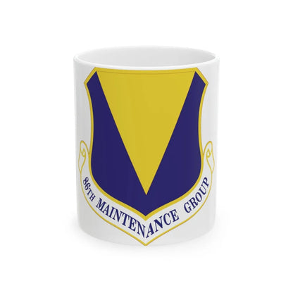 86th Maintenance Group (U.S. Air Force) White Coffee Mug-11oz-Go Mug Yourself