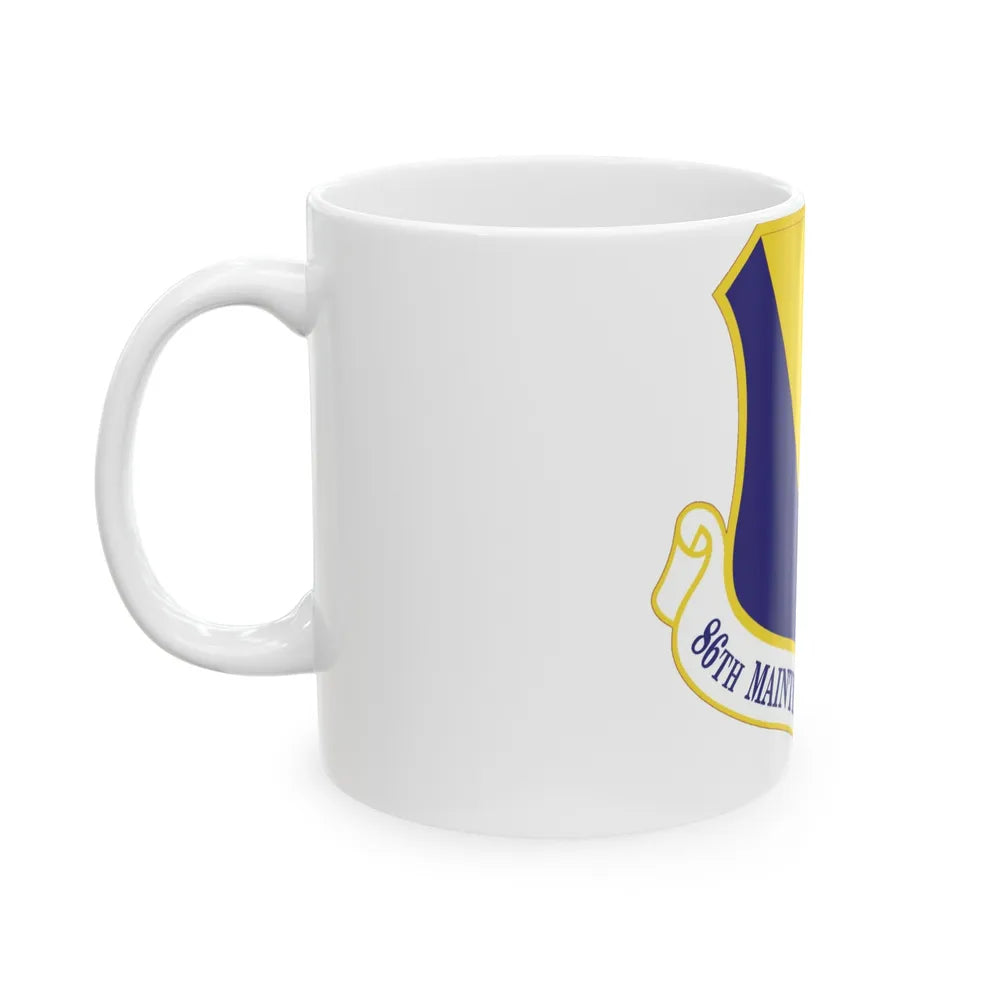 86th Maintenance Group (U.S. Air Force) White Coffee Mug-Go Mug Yourself