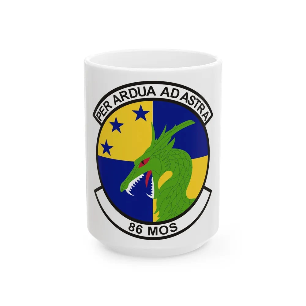 86th Maintenance Operations Squadron (U.S. Air Force) White Coffee Mug-15oz-Go Mug Yourself